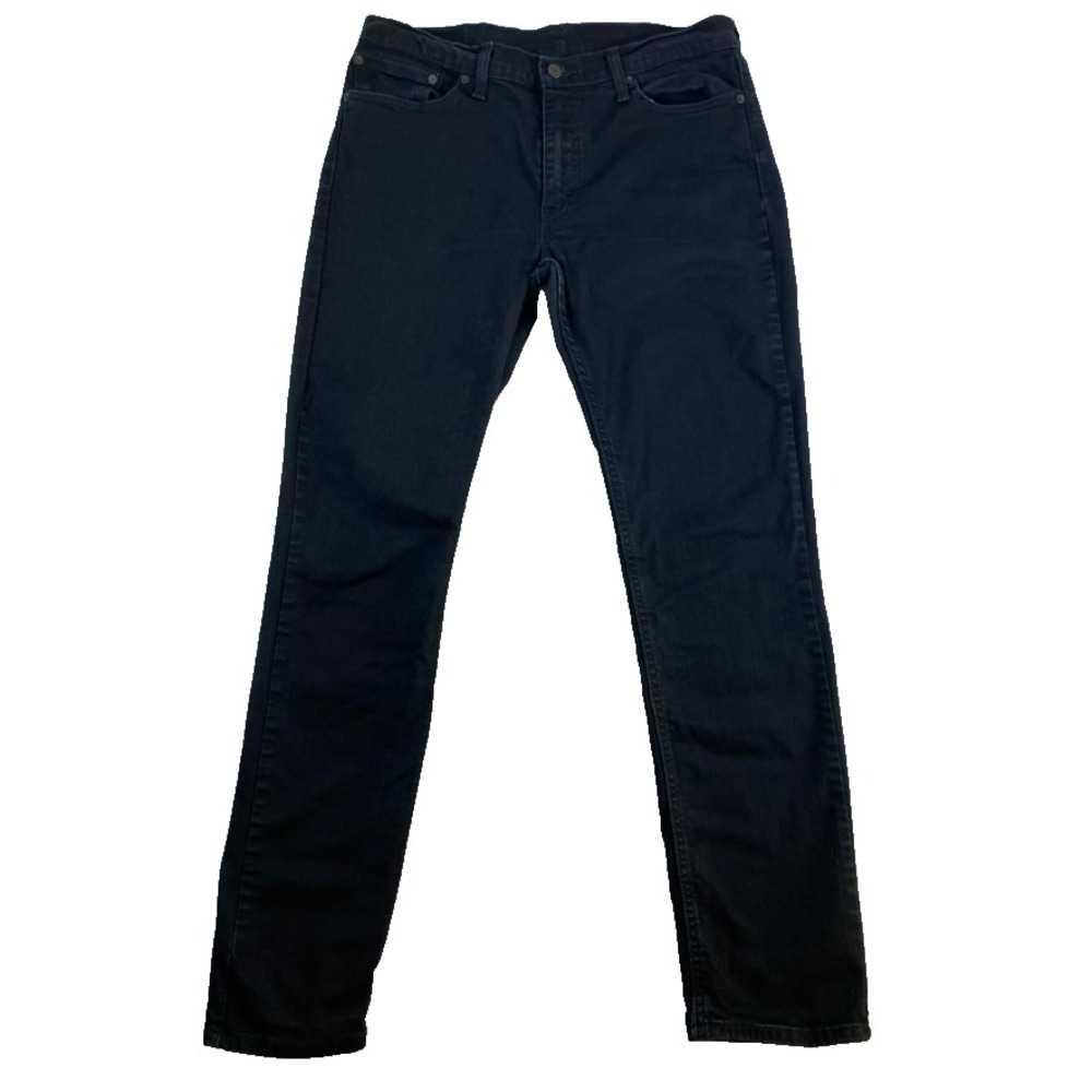 Levi's 511 Jeans Men Sz 36x34 (actual 35x33) Black Slim Fit